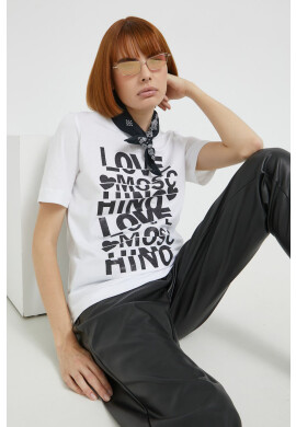 Love Moschino Памучна тениска - Pepit.bg