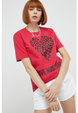 Love Moschino Памучна тениска - Pepit.bg