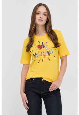 Love Moschino Памучна тениска - Pepit.bg