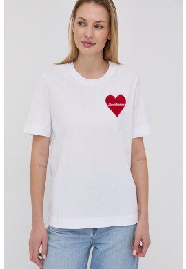 Love Moschino Памучна тениска - Pepit.bg