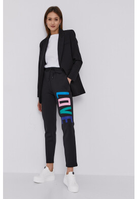 Love Moschino Панталон в черно с принт - Pepit.bg
