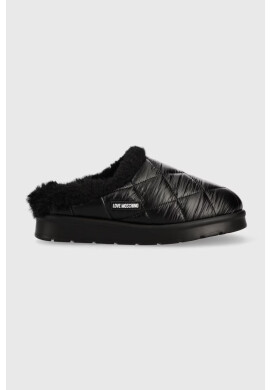 Love Moschino Пантофи в черно - Pepit.bg