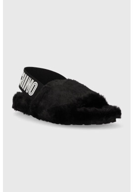Love Moschino Пантофи в черно - Pepit.bg