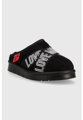 Love Moschino Пантофи в черно - Pepit.bg