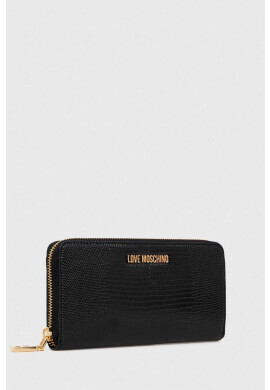 Love Moschino Портмоне дамски в черно - Pepit.bg