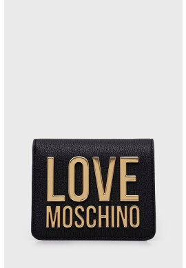Love Moschino Портмоне дамски в черно - Pepit.bg