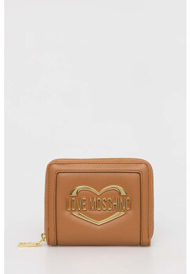 Love Moschino Портмоне дамски в кафяво - Pepit.bg