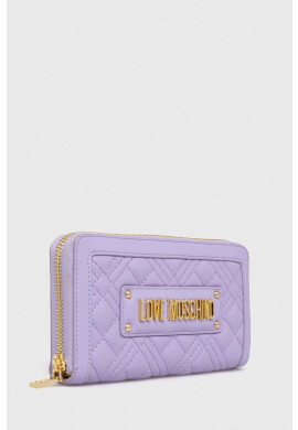 Love Moschino Портмоне дамски в лилаво - Pepit.bg