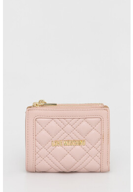 Love Moschino Портмоне дамски в розово - Pepit.bg