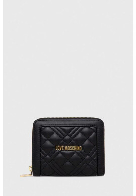 Love Moschino Портмоне дамски в черно - Pepit.bg