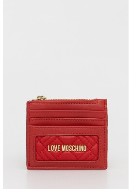 Love Moschino Портмоне дамски в червено - Pepit.bg