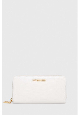 Love Moschino Портмоне дамски в бяло - Pepit.bg
