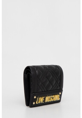 Love Moschino Портмоне дамски в черно - Pepit.bg