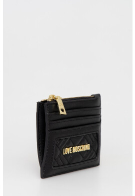 Love Moschino Портмоне дамски в черно - Pepit.bg