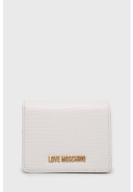Love Moschino Портмоне дамски в бяло - Pepit.bg