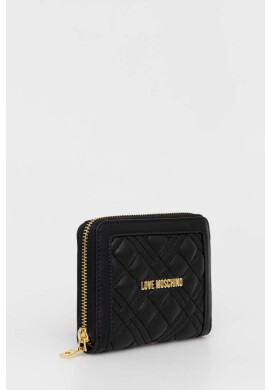Love Moschino Портмоне дамски в черно - Pepit.bg