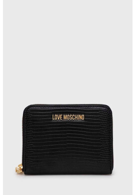 Love Moschino Портмоне дамски в черно - Pepit.bg