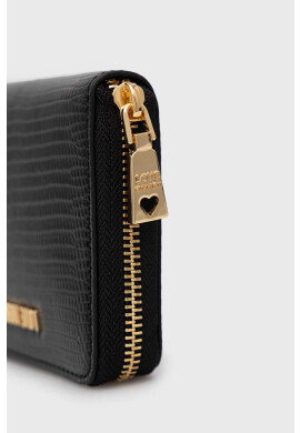 Love Moschino Портмоне дамски в черно - Pepit.bg