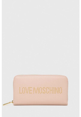 Love Moschino Портмоне дамски в розово - Pepit.bg