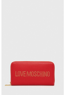 Love Moschino Портмоне дамски в червено - Pepit.bg
