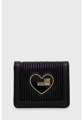 Love Moschino Портмоне дамски в бежово - Pepit.bg