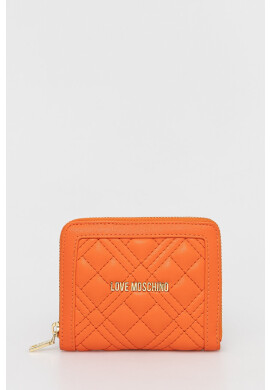 Love Moschino Портмоне дамски в оранжево - Pepit.bg