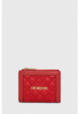 Love Moschino Портмоне дамски в червено - Pepit.bg
