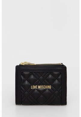 Love Moschino Портмоне дамски в черно - Pepit.bg