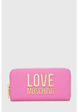 Love Moschino Портмоне дамски в лилаво - Pepit.bg