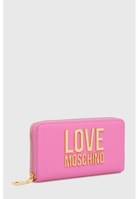 Love Moschino Портмоне дамски в лилаво - Pepit.bg