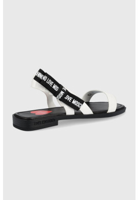 Love Moschino Сандали дамско в бяло - Pepit.bg