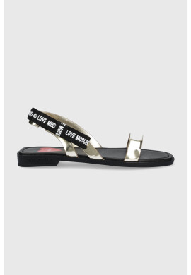 Love Moschino Сандали дамско в златисто - Pepit.bg