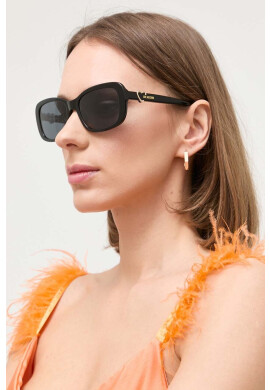 Love Moschino Слънчеви очила в черно - Pepit.bg