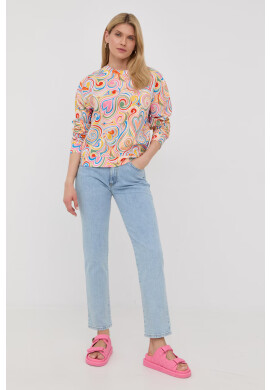 Love Moschino Суичър в черно с принт - Pepit.bg