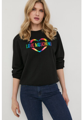 Love Moschino Суичър в тъмносиньо - Pepit.bg