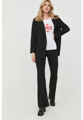 Love Moschino Тениска в бяло - Pepit.bg