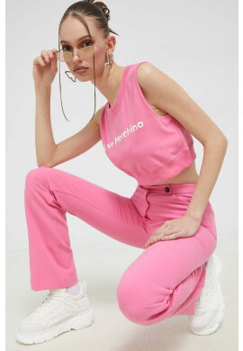 Love Moschino Топ дамски в розово - Pepit.bg