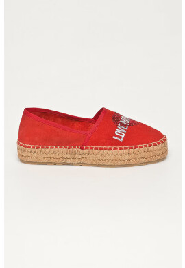 Love Moschino Велурени еспадрили - Pepit.bg