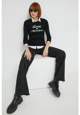 Love Moschino Вълнен пуловер - Pepit.bg