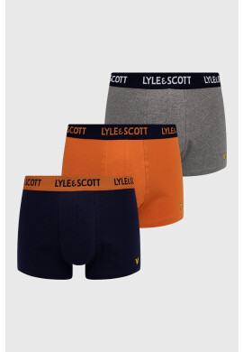 Lyle & Scott Боксерки (3 чифта) в оранжево - Pepit.bg