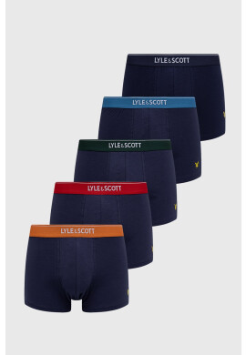 Lyle & Scott Боксерки (5 чифта) мъжки в тъмносиньо - Pepit.bg