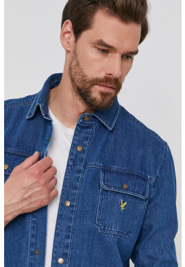 Lyle & Scott Дънкова риза от памук - Pepit.bg