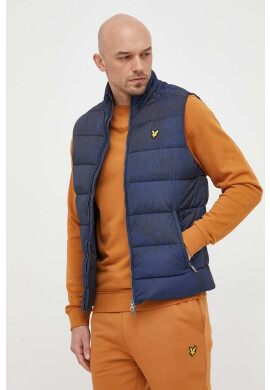 Lyle & Scott Елек мъжки в тъмносиньо със зимна изолация - Pepit.bg