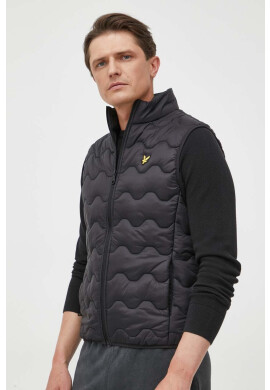 Lyle & Scott Елек мъжки в черно преходен модел - Pepit.bg