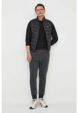 Lyle & Scott Елек мъжки в черно преходен модел - Pepit.bg