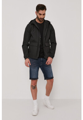 Lyle & Scott Яке мъжко в черно с преходна изолация - Pepit.bg