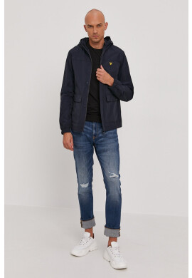 Lyle & Scott Яке мъжко в тъмносиньо с преходна изолация - Pepit.bg