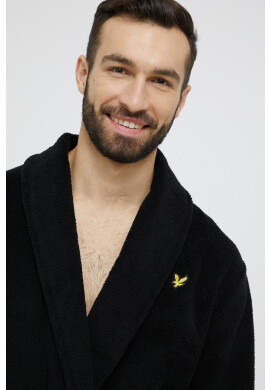 Lyle & Scott Халат в черно - Pepit.bg