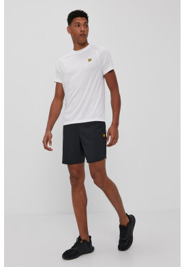 Lyle & Scott Къс панталон мъжки в черно - Pepit.bg