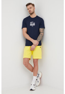 Lyle & Scott Памучен къс панталон в жълто - Pepit.bg